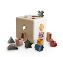 Mushie - Vormenstoof - Sand - Pastel - 12 vormen