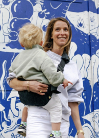 Wildride - Kinderdrager - Draagzak - Zwart - Rib