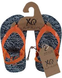 XQ Footwear - Jongens - Slippers  - Ocean - Oranje