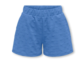 Only Girls - Korte Broek - KOGSIMONE - Hartjes - Blauw