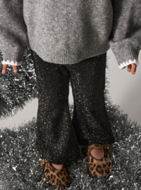 Name It - Flared Broek - NMFROISIN - Zwart - Glitters