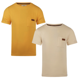 Koko Noko - T-shirts - Warm - Yellow - Set -  Van - 2