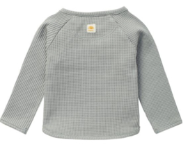 Noppies - T-shirt - Haeju - Baby - Mineral - Grey - Maat 74