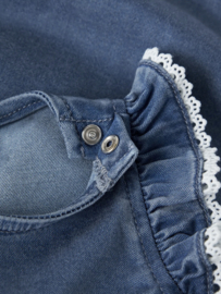 Name It - Romper - NBFMOLLY - Kantendetails - Medium Blue Denim