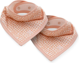 Jollein - Slab - Bandana - Snake - Pale - Pink - 2 - Pack