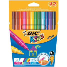 Bic - Kleurstiften - Kids - Visa - 12 - Stuks