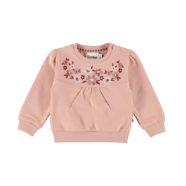 Dirkje - Sweater - Bloemetjes - Misty rose