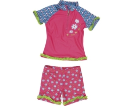 Playshoes - Zwemset - UV Werend - 2-delig - Bloemen