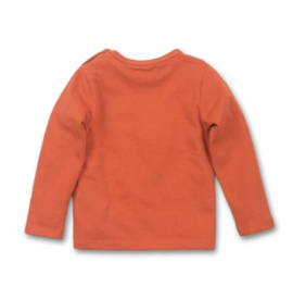 Dirkje - Jongens - Longsleeve - Rusty - Orange - Maat 56