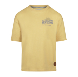 Koko Noko - T-shirt - Korte - Mouw - Geel - Backprint