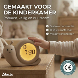 Alecto - Slaaptrainer - Wekker - Slak Simon