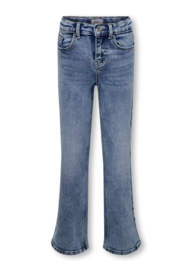 Only - Broek - KOGJUICY - Wide Leg -  Light Blue Denim
