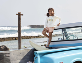 Lässig - UV - T-shirt - Surfy - Camping - Sea salt - Lange mouw - Maat 116