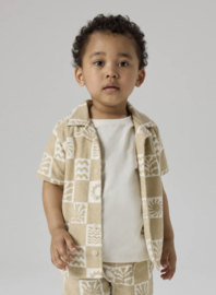 Name It - T-shirt - Blouse - NMMHERWIN - Badstof - Humus