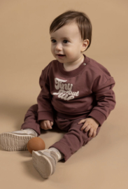 Noppies- Trui - Sweater - Tiny but True - Baked Cherry