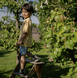 Koko Noko - T-shirt - Korte - Mouw - Geel - Backprint