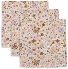 Jollein - Hydrofiele - Monddoekjes - Flower Fairies - 3 stuks
