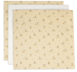 Jollein hydrofiele doeken - Kangaroots - 70x70 cm - 3 stuks