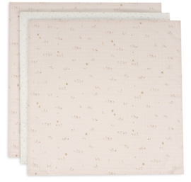 Jollein hydrofiele doeken - Pretty Picnic - 70x70 cm - 3 stuks