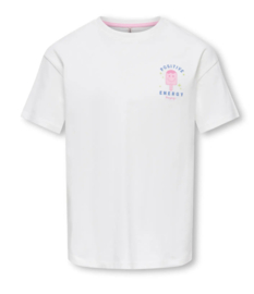 Only Girls - T-shirt - KOGROSITA - Positive Energy - Cloud Dancer