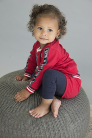 Dirkje - Superstar - Cardigan - Rood - Maat 116