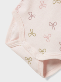 Name it - Rompers - Body's - Barely - Pink - 3 stuks - Strikjes