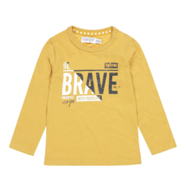 Dirkje - T-shirt  - Lange - Mouw - Ochre - Brave