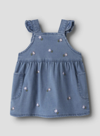 Name It Spencer Jurkje  NBFSage  Denim Blue FLOWER EMB