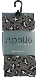 Apollo - Maillot - Panterprint - Glitter - Silver - Grijs