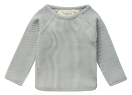 Noppies - T-shirt - Haeju - Baby - Mineral - Grey - Maat 74