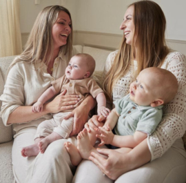 Dirkje - Broek - Bruin - Gestreept