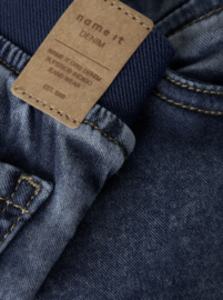 Name It - Broek - NBMSILAS - Tapered Fit Jeans - Dark Blue Denim