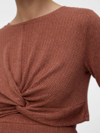 Mamalicious - Crop Top - MLMELONI - Burnt Henna