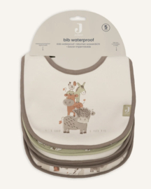 Jollein - Slabben  Jersey - Waterproof - Barn Buddies - 5 Stuks