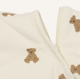Jollein - Slaapzak met afritsbare mouw - Rond - Mini Teddy Bear - 60cm
