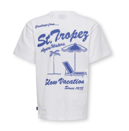 Only & Sons - T-shirt - Osjmilo - Backprint - Bright White