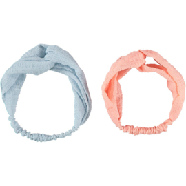 Sarlini - Haarband - Girls - 2-pack - Roze - Blauw