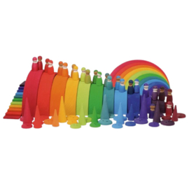 Grimm's Grote houten knopen - Regenboog