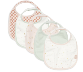 Jollein - Slabben - Jersey - Waterproof - Pretty Picnic - 5 stuks