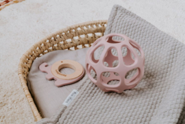 Baby’s Only - Siliconen - Speelbal - Grijpbal - Oud Roze