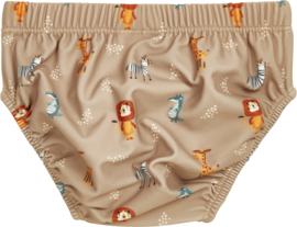 Playshoes - Zwemluier - Wilde Dieren - Taupe