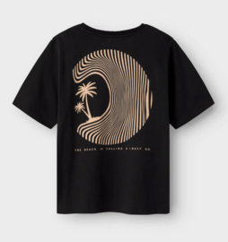 Name It - T-shirt - NKMZoko - Backprint - Zwart
