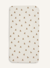 Jollein - Hoeslaken Jersey - Mini Teddy Bear - 40/50x80/90 cm