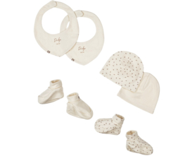 Dirkje - Unisex - Baby - Kraamcadeau - Off - White - One - Size - Bio - Cotton