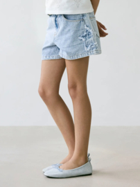 Name It - Broek - NKFROSE - Mom Fit - Hartjes - Light Blue Denim