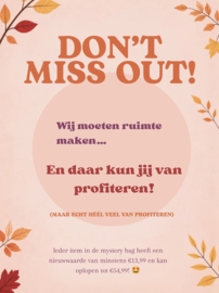 Verrassingstas ter waarde van 50 euro