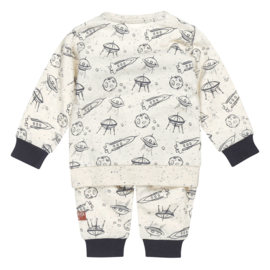 Dirkje - 2pce - Babyset - Off - White - Race - To - Space