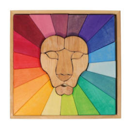 Grimm's  Bouwset leeuw - Regenboog