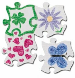 Grote puzzelstukken, set van 32 stuks