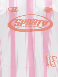 Only Girls - T-shirt - Koglula - V-hals - Sport Jersey - Begonia Pink